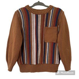 Deux par Deux Baby Boy Striped Knitted Sweater
